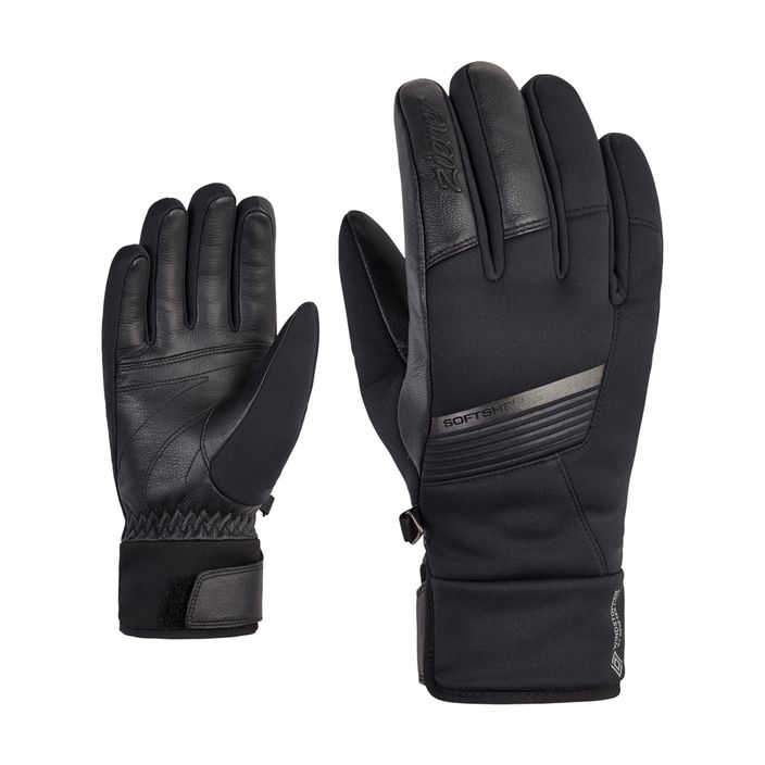 Γυναικεία γάντια σκι ZIENER Kleo WS μαύρο 2