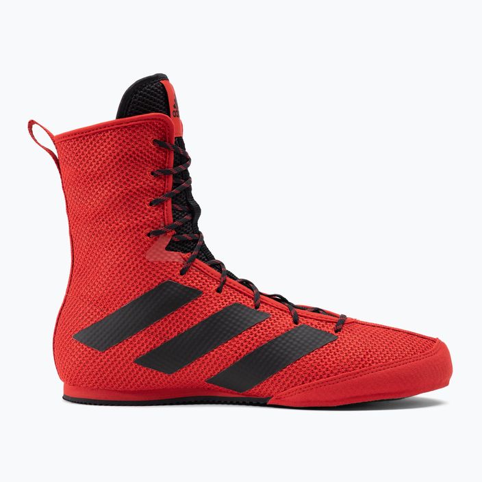 adidas Box Hog 3 παπούτσια πυγμαχίας κόκκινο FZ5305 2