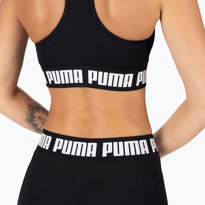 PUMA Mid Impact Puma Strong PM σουτιέν γυμναστικής μαύρο 521599 01 6
