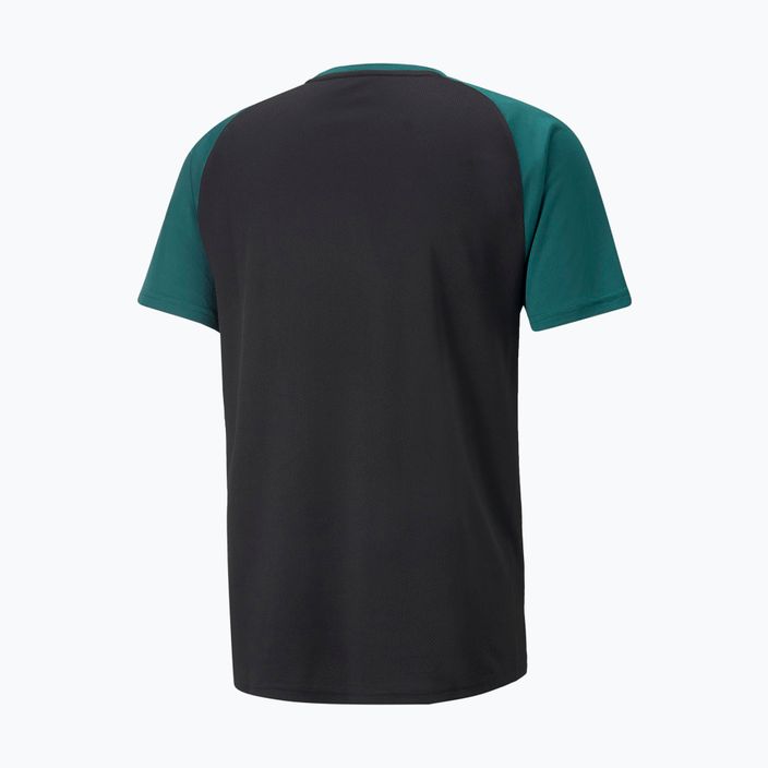 Ανδρικό μπλουζάκι προπόνησης PUMA Fit Tee πράσινο 522119 24 8
