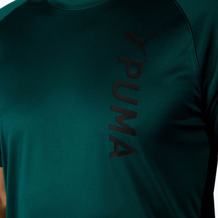 Ανδρικό μπλουζάκι προπόνησης PUMA Fit Tee πράσινο 522119 24 6