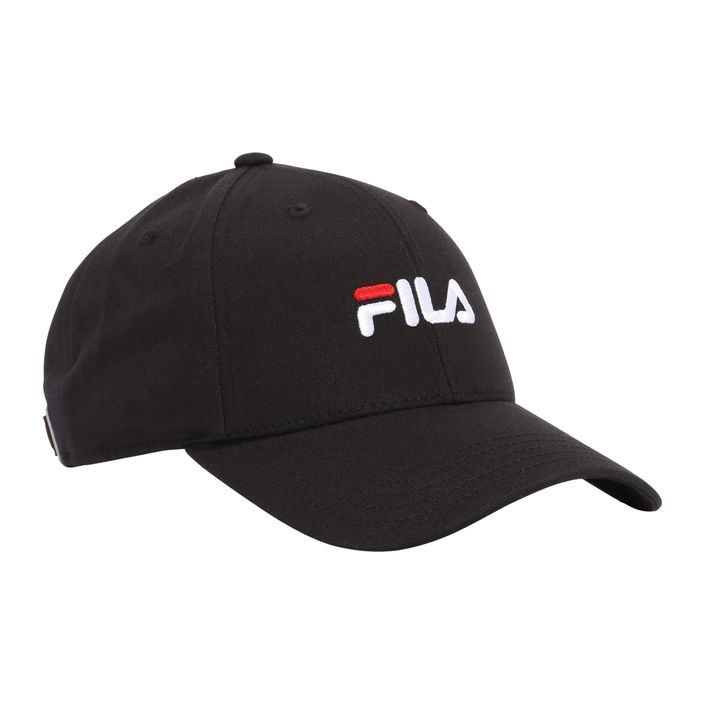 FILA Brasov 6 Panel με γραμμικό λογότυπο μαύρο καπέλο μπέιζμπολ 2