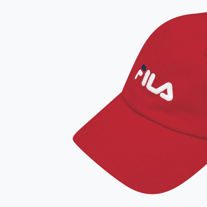FILA Bangil αληθινό κόκκινο καπέλο μπέιζμπολ 3