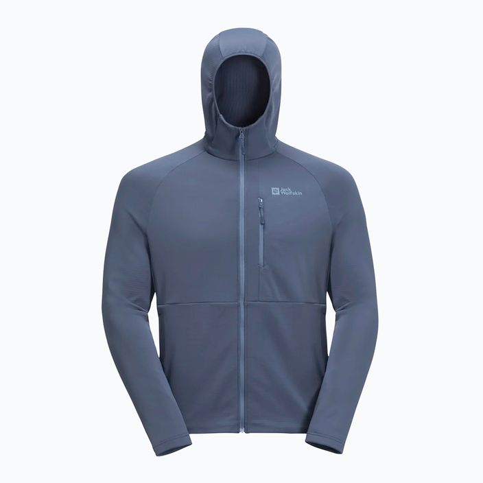 Ανδρικό Jack Wolfskin Kolbenberg Hooded Fz evening sky fleece φούτερ με κουκούλα 7