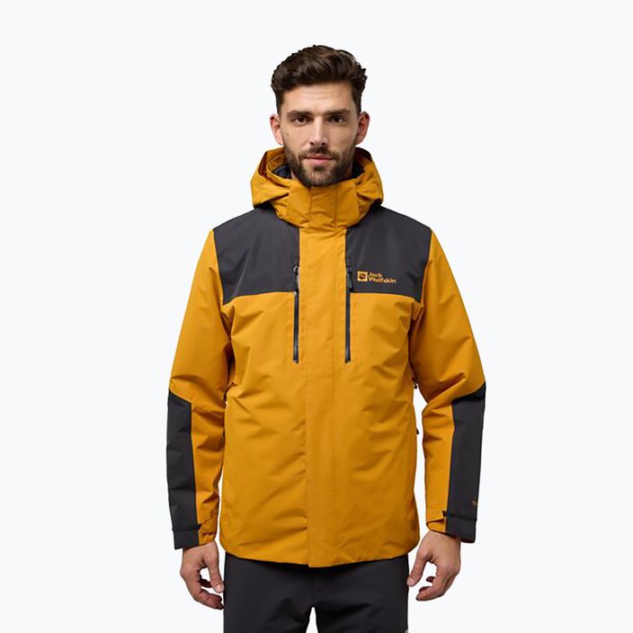 Jack Wolfskin ανδρικό μπουφάν Jasper 3In1 σαφράν