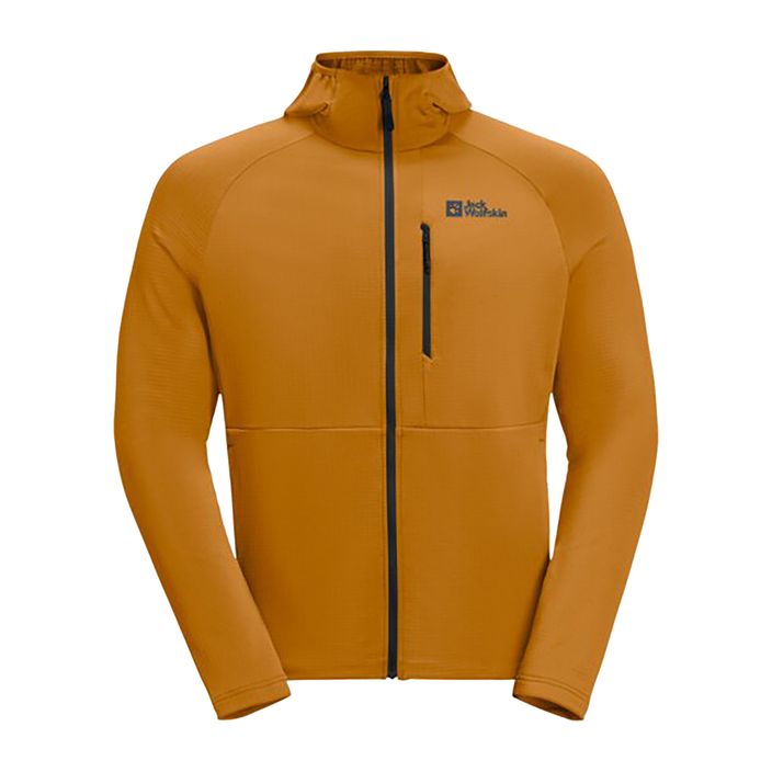 Ανδρικό Jack Wolfskin Kolbenberg Hooded Fz fleece φούτερ με κουκούλα safflower 2