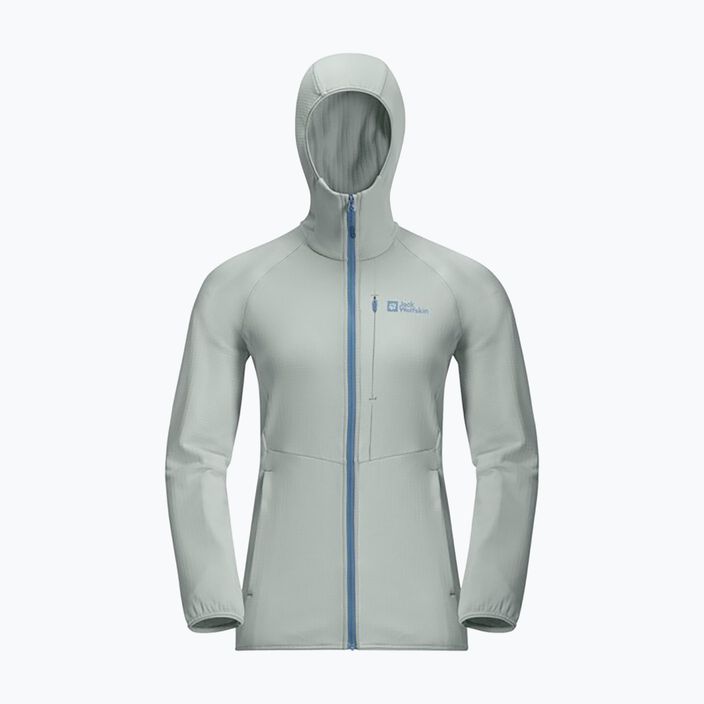 Jack Wolfskin γυναικείο fleece μπουφάν Kolbenberg Hooded Fz δροσερό γκρι 2