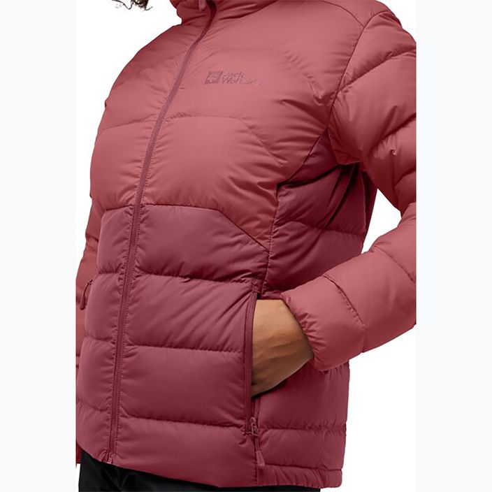 Γυναικείο πουπουλένιο μπουφάν Jack Wolfskin Ather Down Hoody red ochre 3