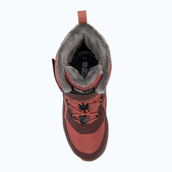 Παιδικά παπούτσια Jack Wolfskin Polar Bear-G Texapore High Vc dark mahogany 5