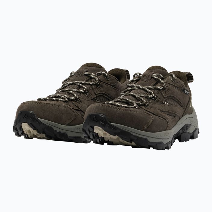 Jack Wolfskin Vojo Tour Texapore Low μπότες πεζοπορίας κρύου καφέ 3