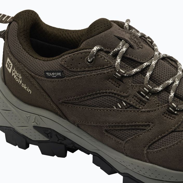 Jack Wolfskin Vojo Tour Texapore Low μπότες πεζοπορίας κρύου καφέ 5