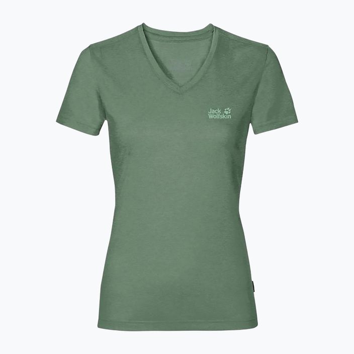 Jack Wolfskin γυναικείο μπλουζάκι trekking Crosstrail πράσινο 1801692_4311 7