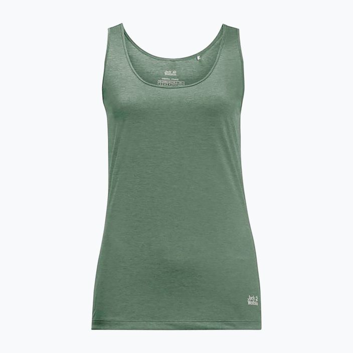 Jack Wolfskin γυναικείο trekking t-shirt Pack & Go Tank πράσινο 1807282_4311 5