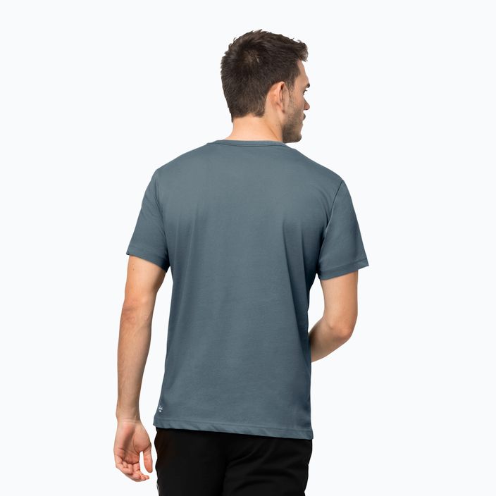 Jack Wolfskin ανδρικό μπλουζάκι πεζοπορίας Ocean Trail γκρι 1808621_6098 2