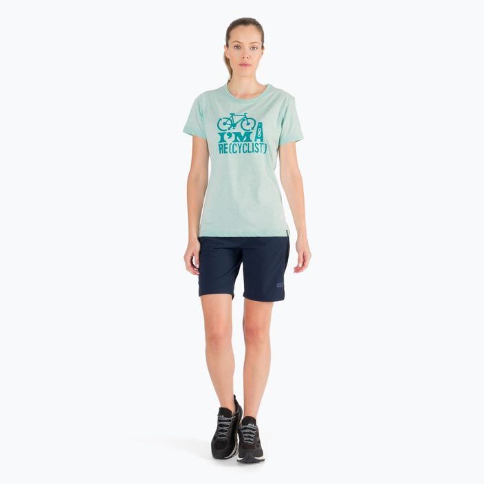 Jack Wolfskin γυναικείο μπλουζάκι πεζοπορίας Ocean Trail μπλε 1808671_4110 2