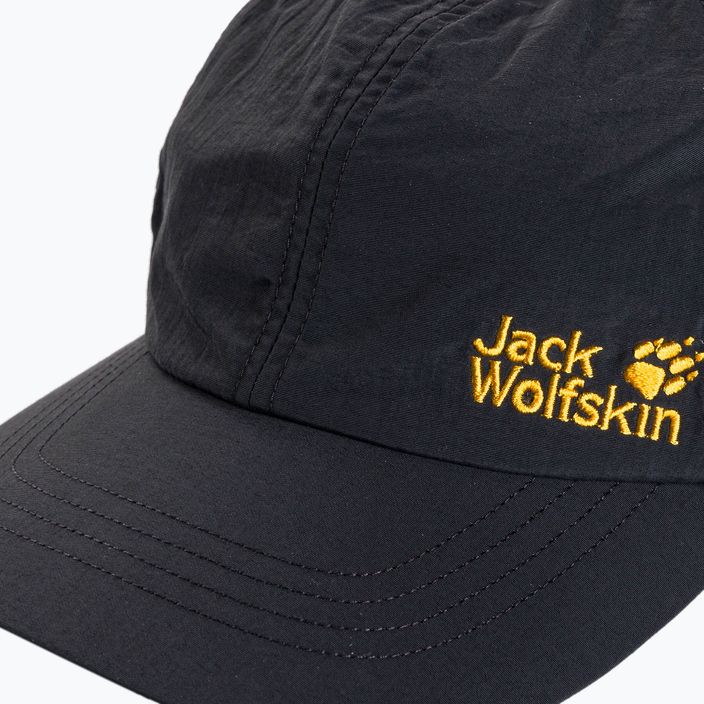 Jack Wolfskin Supplex Strap καπέλο μπέιζμπολ μαύρο 1910461_6000 5