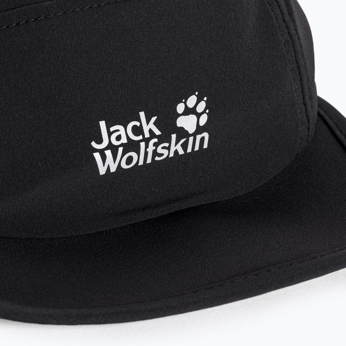 Jack Wolfskin Pack & Go καπέλο μπέιζμπολ μαύρο 1910511_6000 5