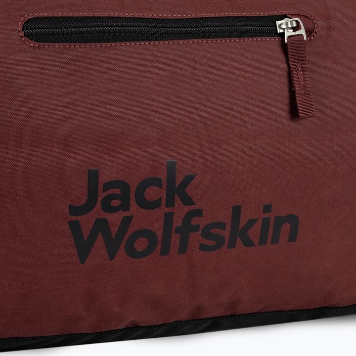 Jack Wolfskin Traveltopia Duffle 45 l μπορντό 2010801_2185 τσάντα ταξιδιού 6