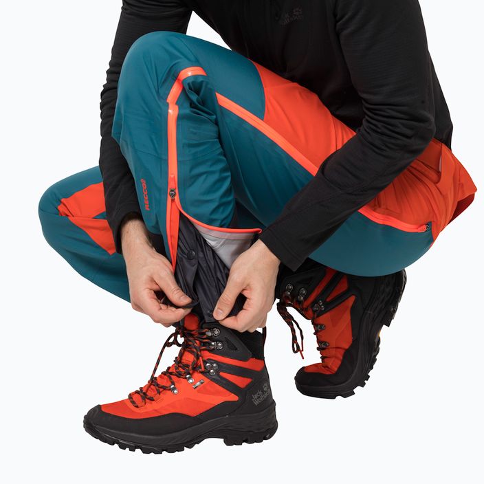 Jack Wolfskin ανδρικό παντελόνι για αλεξιπτωτιστές Alpspitze 3L πορτοκαλί 1115191 5