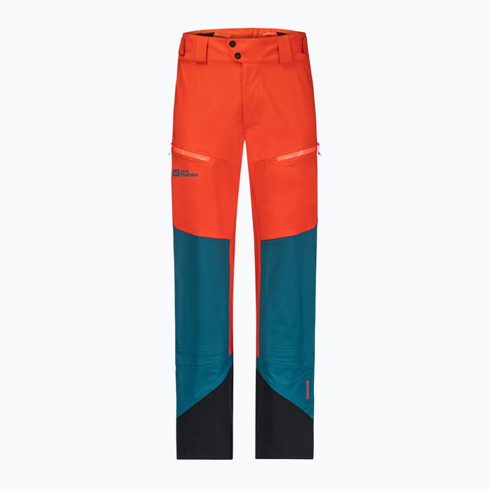 Jack Wolfskin ανδρικό παντελόνι για αλεξιπτωτιστές Alpspitze 3L πορτοκαλί 1115191 7