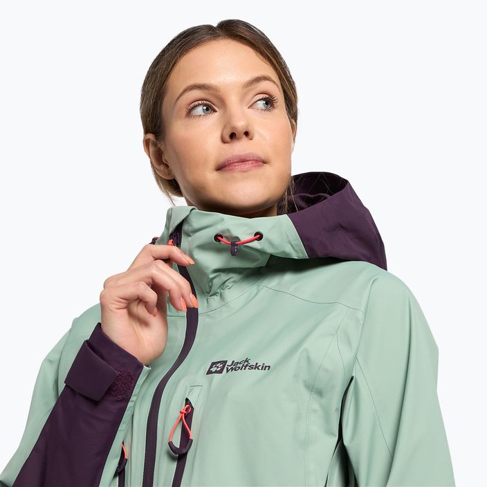 Jack Wolfskin Alpspitze 3L γυναικείο μπουφάν σκι πράσινο 1115201 6