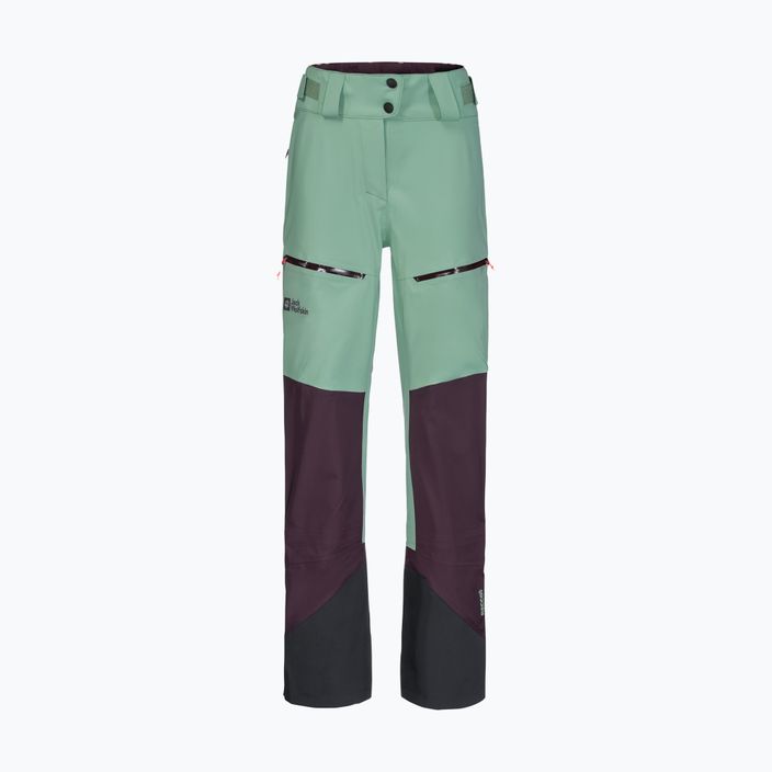 Jack Wolfskin γυναικείο παντελόνι σκι Alpspitze 3L πράσινο 1115211 8