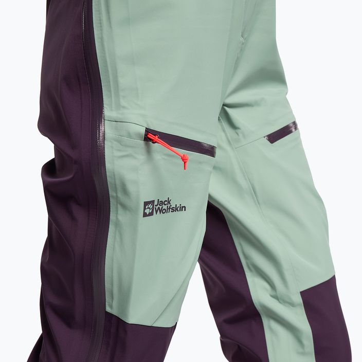 Jack Wolfskin γυναικείο παντελόνι σκι Alpspitze 3L πράσινο 1115211 6