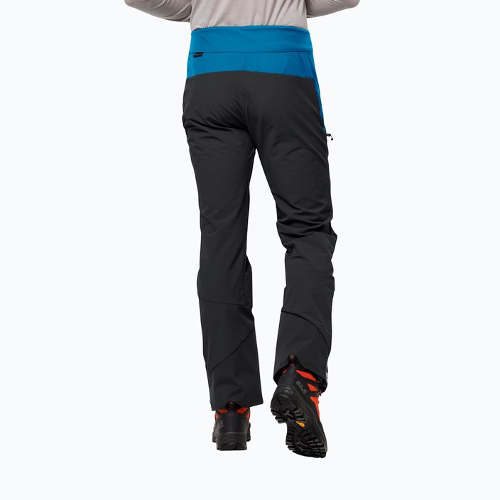 Jack Wolfskin ανδρικό παντελόνι σκι Alpspitze μπλε-μαύρο 1507511 2