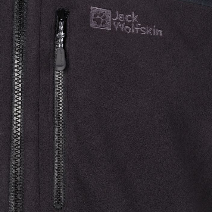Jack Wolfskin ανδρικό φούτερ Blizzard fleece μαύρο 1702945 9