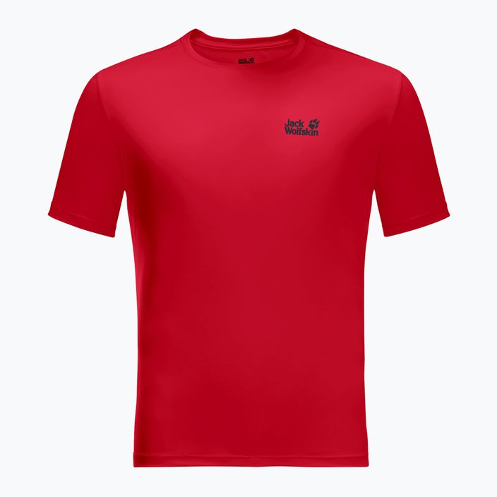 Jack Wolfskin ανδρικό t-shirt Trekking Tech κόκκινο 1807071_2206 3