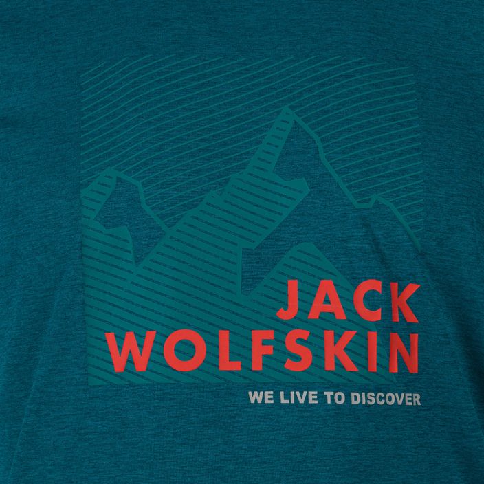 Ανδρικό Jack Wolfskin Hiking Graphic T-shirt μπλε 1808761_4133 6