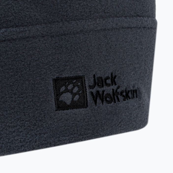 Jack Wolfskin Real Stuff γκρι fleece χειμερινός σκούφος 1909852 3