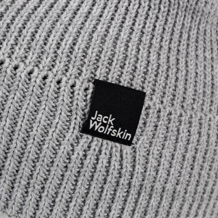 Jack Wolfskin Essential Beanie χειμερινός σκούφος γκρι 1910881 3