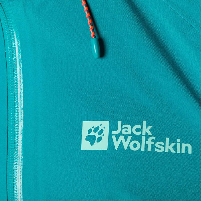 Jack Wolfskin γυναικείο μπουφάν βροχής Highest Peak μπλε 1115121_1281_001 8