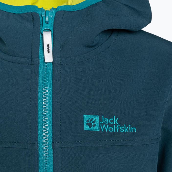 Jack Wolfskin Fourwinds Jacket Kids softshell jacket navy blue 1608011 3