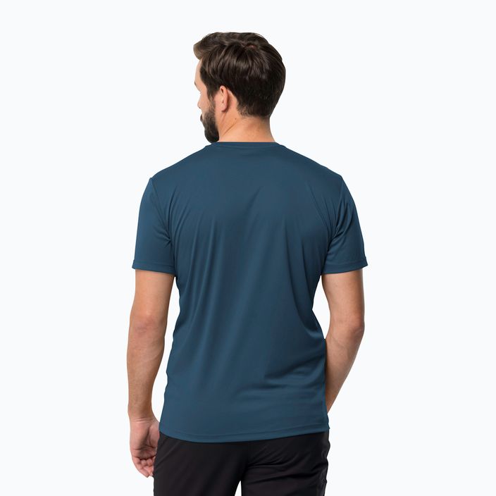 Jack Wolfskin Tech ανδρικό t-shirt trekking navy blue 1807072 2