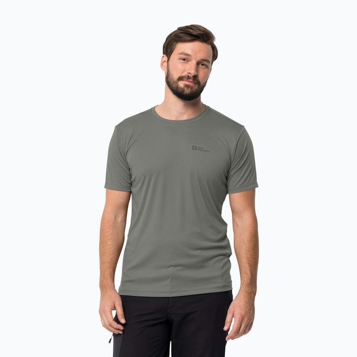 Jack Wolfskin ανδρικό trekking T-shirt Tech green 1807072