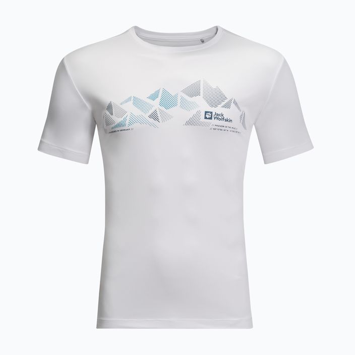 Ανδρικό Jack Wolfskin Peak Graphic trekking t-shirt λευκό 1807183 4