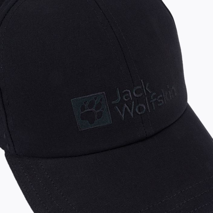 Jack Wolfskin Καπέλο μπέιζμπολ μαύρο 1900673 5