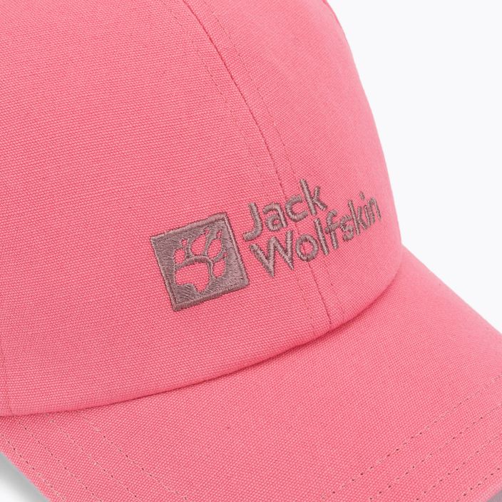 Jack Wolfskin παιδικό καπέλο μπέιζμπολ ροζ 1901012 5