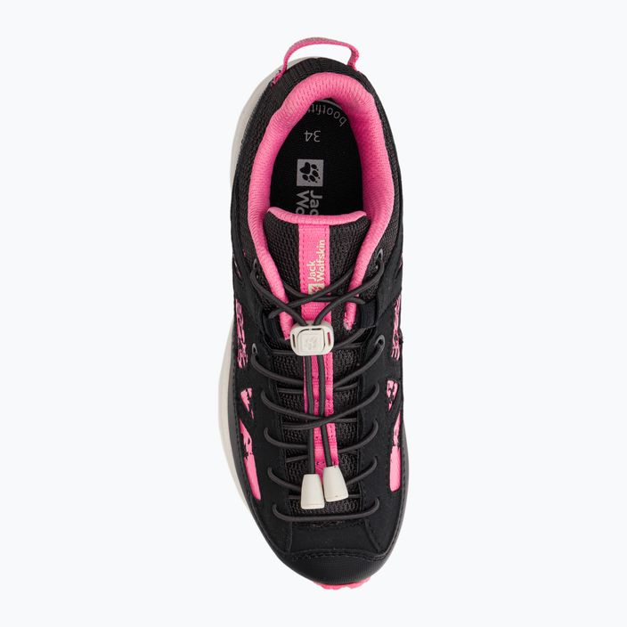 Jack Wolfskin Vili Sneaker Low παιδικές μπότες πεζοπορίας μαύρο 4056841 6