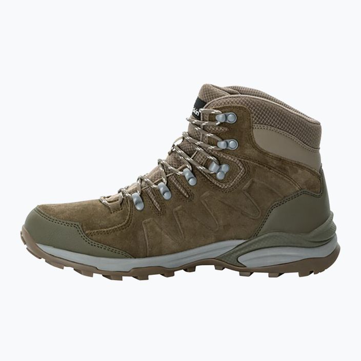 Ανδρικά παπούτσια πεζοπορίας Jack Wolfskin Refugio Texapore Mid cold coffee 3