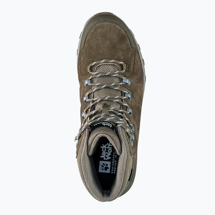 Ανδρικά παπούτσια πεζοπορίας Jack Wolfskin Refugio Texapore Mid cold coffee 5