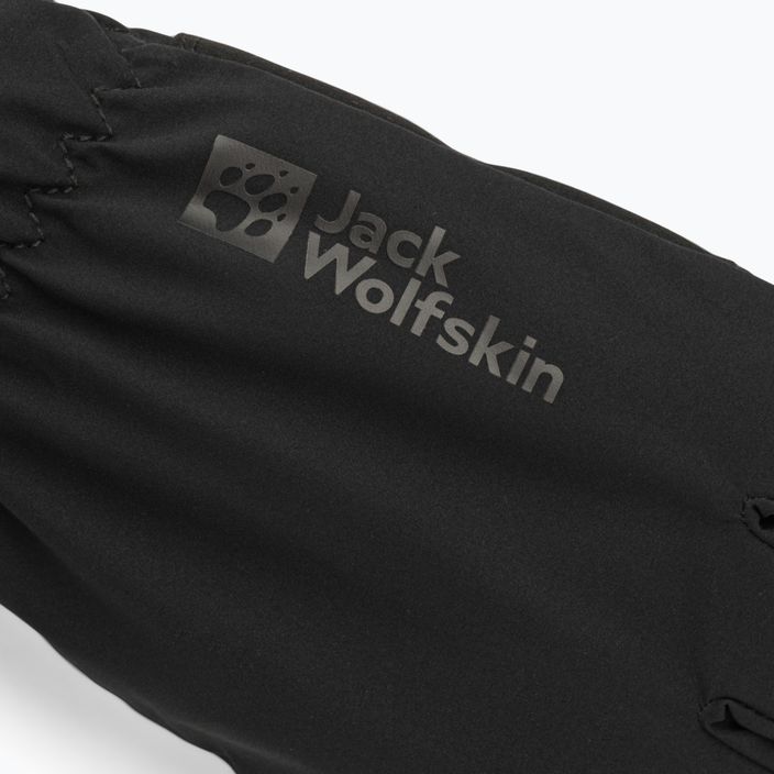 Jack Wolfskin γάντια πεζοπορίας Highloft μαύρο 4