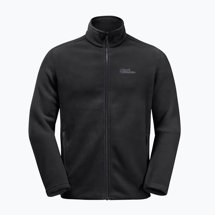 Jack Wolfskin ανδρικό fleece μπουφάν Winterstein Fz μαύρο 6