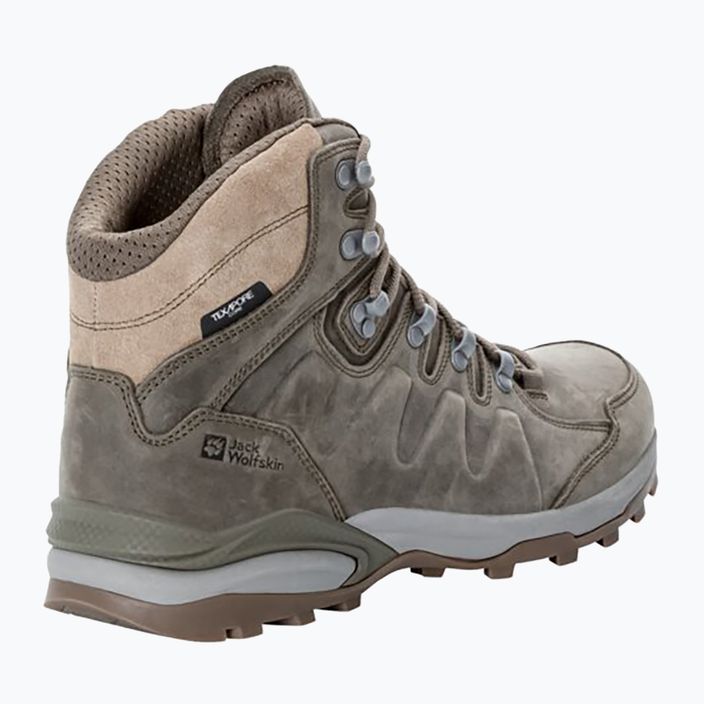 Ανδρικά παπούτσια πεζοπορίας Jack Wolfskin Refugio Prime Texapore Mid cold coffe 4