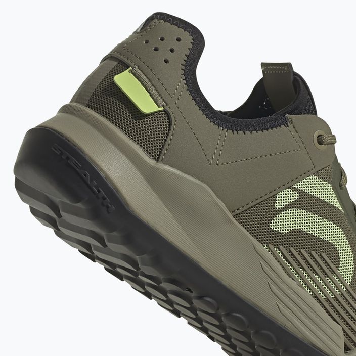 Ανδρικά παπούτσια ποδηλασίας adidas FIVE TEN Trailcross LT focus olive/pulse lime/orbit green platform cycling shoes 10