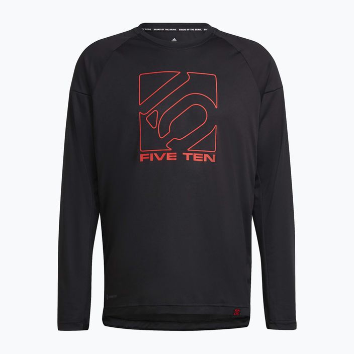 Ανδρικό ποδηλατικό μακρυμάνικο adidas FIVE TEN Long Sleeve Jersey μαύρο 7