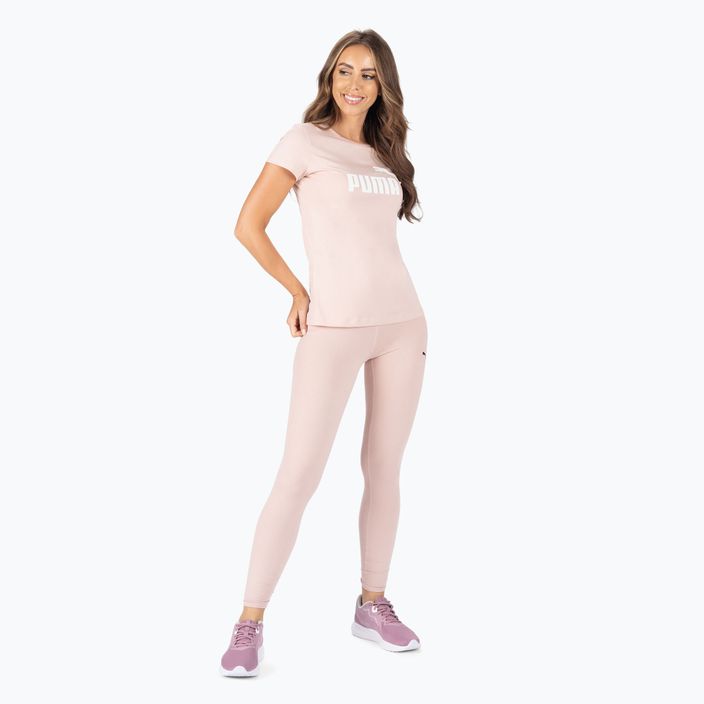 Γυναικείο μπλουζάκι προπόνησης PUMA ESS Logo Tee ροζ 586775 47 2