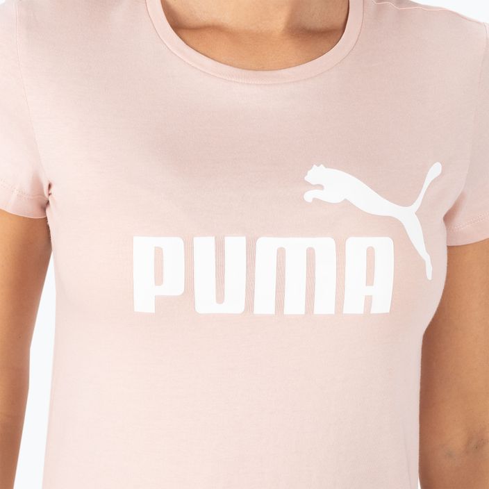 Γυναικείο μπλουζάκι προπόνησης PUMA ESS Logo Tee ροζ 586775 47 4